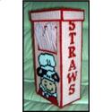 Pattern Leaflet, Cow Chef Straw Holder by Crafts And More Store