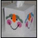 Pattern Leaflet, Snowman Face Tissue Box Cover by Crafts And More Store