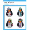 Pattern Leaflet, Winter Penguin Wall Hangings by Plastic Canvas Creations