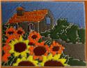 Pattern Leaflet, Country Sunflowers & Farmhouse by Dancing Dolphin Patterns