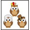Thanksgiving Owls Set