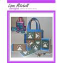 Pattern Leaflet, Kitty & Dog Paw Totes & Accessories by Plastic Canvas Creations
