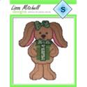 Pattern Leaflet, Stuffed Bunny Present - Single Pattern Page by Plastic Canvas Creations