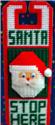 Santa Stop Here Door Hanger
