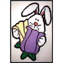 Pattern Leaflet, Bunny Peeker With Tulips by Crafts And More Store
