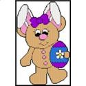 Bunny Teddy With An Egg