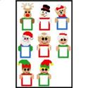 Pattern Leaflet, Christmas Character Frames Christmas Tree Ornaments by Crafts And More Store
