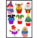 Cupcake Christmas Tree Ornaments