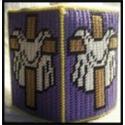 Pattern Leaflet, Easter Cross Tissue Box Cover by Crafts And More Store