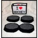 Pattern Leaflet, Hockey Coaster Set by Crafts And More Store