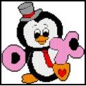 Hugs And Kisses Boy Penguin