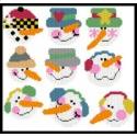 Pattern Leaflet, Snowman Christmas Tree Ornaments by Crafts And More Store