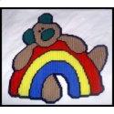 Pattern Leaflet, St Patrick's Teddy Behind A Rainbow by Crafts And More Store