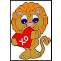 Pattern Leaflet, Valentine Lion With A Heart by Crafts And More Store