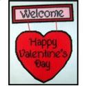 Pattern Leaflet, Valentine Welcome Sign by Crafts And More Store