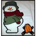 Pattern Leaflet, Warm Your Bottom Snowman by Crafts And More Store