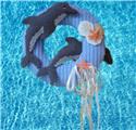 Dancing Dolphin Door Wreath