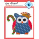 Pattern Leaflet, Christmas Owl WH #2 - Single Page Pattern by Plastic Canvas Creations