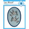 Pattern Leaflet, Doves Wall Hanging - Single Page Pattern by Plastic Canvas Creations