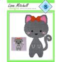 Pattern Leaflet, Kawaii Kitty - Single Page Pattern by Plastic Canvas Creations