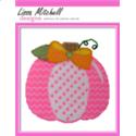 Pretty Pumpkin with Bow Wall Hanging