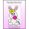Pattern Leaflet, Primsy Bunny With A Flower by Crafts And More Store