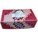Pattern Leaflet, Tail feather Standard Size Tissue Box Cover by KathyBarwickDesign