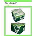 Pattern Leaflet, Scallop (Gift) Box - St Patty's Day by Plastic Canvas Creations