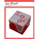 Pattern Leaflet, Scallop (Gift) Box - Valentine's Day by Plastic Canvas Creations
