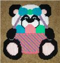 Pattern Leaflet, Easter Panda With A Basket by Crafts And More Store
