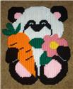 Pattern Leaflet, Easter Panda With A Carrot by Crafts And More Store