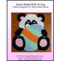 Pattern Leaflet, Easter Panda With An Egg by Crafts And More Store