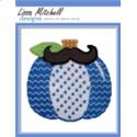 Pattern Leaflet, Pretty Pumpkin with Mustache Wall Hanging by Plastic Canvas Creations