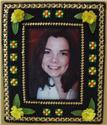 Pattern Leaflet, Black Velvet Picture Frame by Dancing Dolphin Patterns