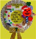 Pattern Leaflet, Happy Everything Wreath by Dancing Dolphin Patterns