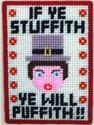 Pattern Leaflet, If Ye Stuffith Sign by Dancing Dolphin Patterns