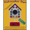Pattern Leaflet, Dishwasher Sign by Dancing Dolphin Patterns