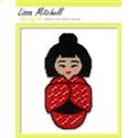 Pattern Leaflet, Asian Kokeshi Doll RED by Plastic Canvas Creations