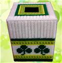 Pattern Leaflet, Lucky Shamrock Boutique Tissue Box by Dancing Dolphin Patterns