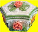 Butterflies and Roses Trinket Box