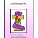 Pattern Leaflet, Easter Blessings Cross by Crafts And More Store