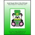 Pattern Leaflet, Irish Panda With A Pot Of Gold by Crafts And More Store