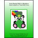 Pattern Leaflet, Irish Panda With A Rainbow by Crafts And More Store