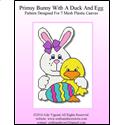 Primsy Bunny With A Duck And An Egg