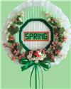 Pattern Leaflet, 4 Seasons Spring Wreath by Dancing Dolphin Patterns