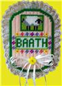 Pattern Leaflet, Baathroom Sign by Dancing Dolphin Patterns