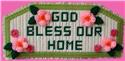 Pattern Leaflet, God Bless Our Home Door Topper by Dancing Dolphin Patterns