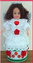 Pattern Leaflet, January Birthday Doll of the Month by Dancing Dolphin Patterns