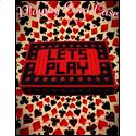 Pattern Leaflet, Playing Card Case by Dancing Dolphin Patterns