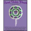 Pattern Leaflet, Sweet Violets Wreath by Dancing Dolphin Patterns
